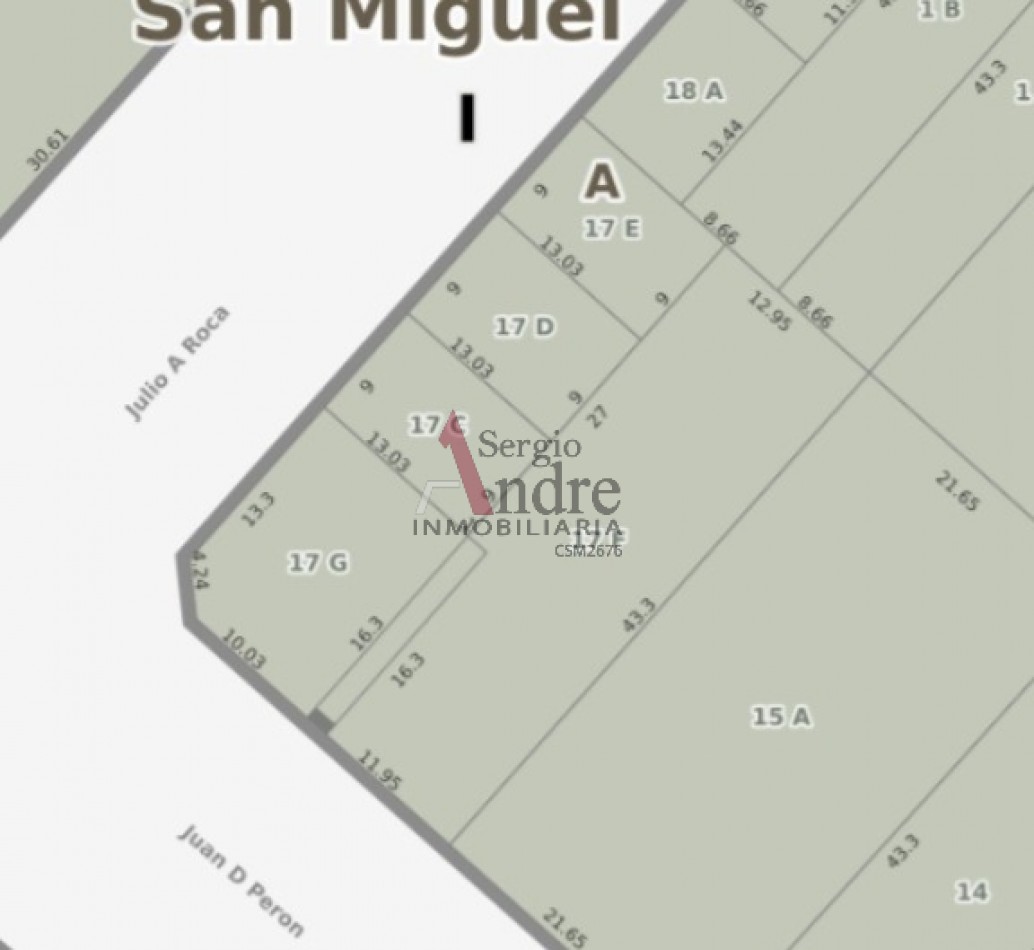 EDIFICIO MICROCENTRO AVENIDA PERON 1886 ENTRE ESPAÑA Y ROCA- ZONIFICACION Mi1 - APTO DESARROLLO o RENTISTA